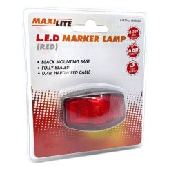 Maxilite Rear End Outline Marker Lamp 10-30V Red