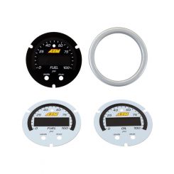 AEM Gauge Accessory Kit Fuel Pressure Oil Pressure 0-100 PSI White Gauge Kit