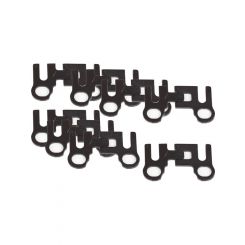 AFR Pushrod Guide Plate 5/16" Pushrod Flat Steel Black For SBC Ford Set of 8 