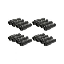 AFR Rocker Arm Nut 3/8-24" Thread Steel Black Girdle For Chevy V8 Set of 16 