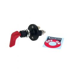 Allstar Battery Disconnect Rotary Switch Panel Mount 160A 12V Removable Key Red
