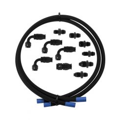 Billet Specialties Power Steering Hose Kit Fittings Pump Mount Reservoirs Kit 