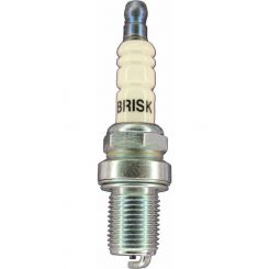 Brisk Spark Plug Silver Racing 14mm Thread 19mm Reach Heat Range 12