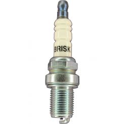 Brisk Spark Plug Silver Racing 14mm Thread 19mm Reach Heat Range 14