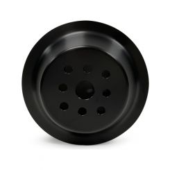 Champ Pans Water Pump Pulley 1:1 Ratio V-Belt 2 Groove 5.813" Black SBC