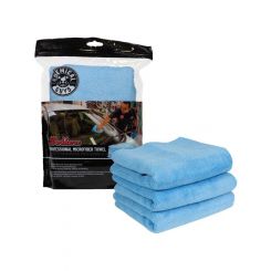 Chemical Guys Professional Microfiber Towel 16in x 16in Blue Pack 16