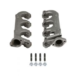 Drake Exhaust Manifold Cast Iron Natural For Small Block Ford