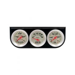 Equus Gauge Kit Analog Oil Pressure Voltmeter Water Temperature 1-1/2"