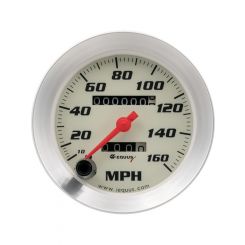 Equus Speedometer 160 MPH Mechanical Analog 3-3/8" Diameter White Face
