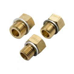 Equus Fitting Adapter 10 AN Female to 14mmx1.5 Male 16mmx1.5 18mmx1.5