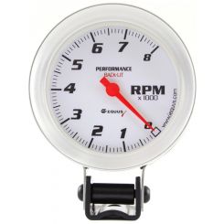 Equus Tachometer 8000 RPM Electric Analog 3-3/8" Diameter Pedestal Mount