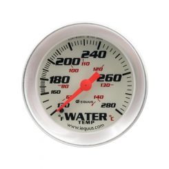 Equus Water Temperature Gauge 130-280 F Mechanical Analog 2" Diameter