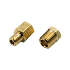Equus Fitting Adapter 1/8" to 1/4" NPT 1/8" NPT to 1/8" BSPT Oil Pressure
