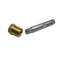 Flex-A-Lite Radiator Anode 1/4" NPT Male Threads Brass / Zinc Kit