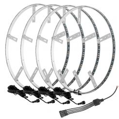 Oracle Lighting LED Illuminated Wheel Rings Colorshift 15" No Remote