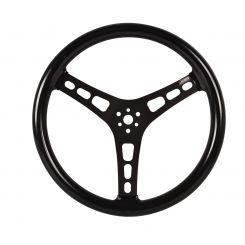 Joes Racing Steering Wheel Lightweight 15" Dia 3 Spoke 2-1/2" Dish