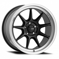 Konig Countergram 15x7.5 Bolt Pattern 4x100 Offset 35 Matte Black Machined Lip