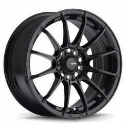 Konig Dial" 15x8 4x100 ET25 Gloss Black