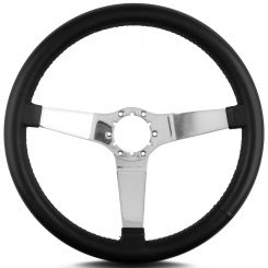 Lecarra Steering Wheels Vette 3 14" Diameter 3 Spoke 1-1/2" Dish Grip