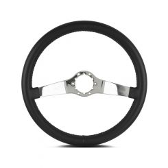 Lecarra Steering Wheels Hot Rod 14" Diameter 3 Spoke 1-1/2" Dish Grip