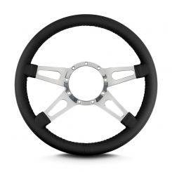Lecarra Steering Wheels Mark 9 Supreme 14" Diameter 4 Spoke 1-1/2" Dish