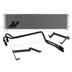 Mishimoto For 11-16 Ford Powerstroke Transmission Cooler Kit Silver