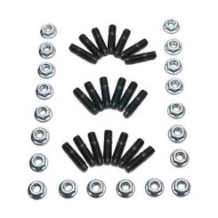 Milodon Oil Pan Stud Hex Nuts Stainless Black Oxide For Holden V8 Kit