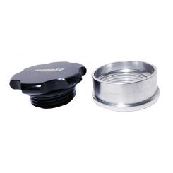 Moroso Bung and Cap Kit 1.500" OD 1-1/4-12" Thread Weld-On Contoured Grip
