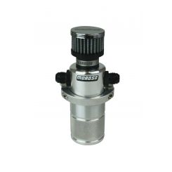 Moroso Breather Tank 2-1/4" Diameter Dual 8 AN Female Inlet 8 AN Male 