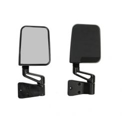 Omix Door Mirror Kit Black For 87-02 Jeep Wrangler