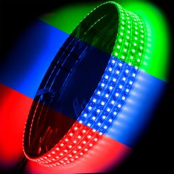 Oracle Lighting LED Illuminated Wheel Rings Colorshift No Remote
