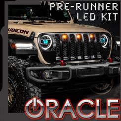 Oracle Lighting Pre-Runner Style LED Grille Kit for Jeep Gladiator JT