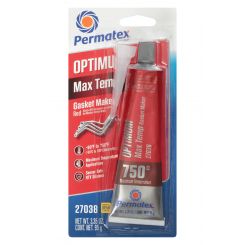 Permatex Sealant High Temperature Red RTV Silicone 3.35 oz Tube Each