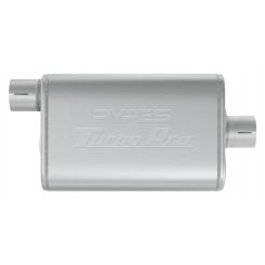 Pypes Performance Muffler Turbo 2-1/2" Offset Inlet 2-1/2" Centered