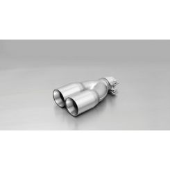 Remus For 2005 Seat Toledo 76mm Straight Cut Chromed Tail Pipe Single