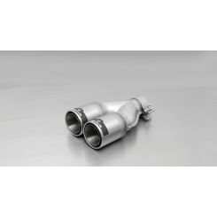 Remus For 2005 Seat 84mm Straight w/Carbon Insert Tail Pipe Set Pair)