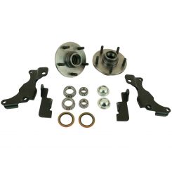 Ridetech Brake System TruTurn Front Caliper Brackets Hubs Dust Cap 