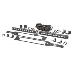 Rough Country Grille Lights Black Series LED 4800 Lumen Dual 10" Strips