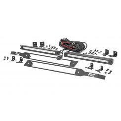 Rough Country Grille Lights Chrome Series LED 4800 Lumen Dual 10" Strips