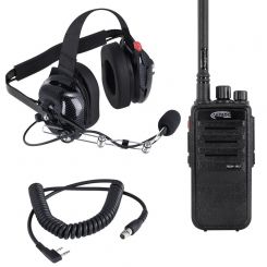 Rugged Radios 2-Way Radio Crew Chief Spotter 1 Man Signal Headset