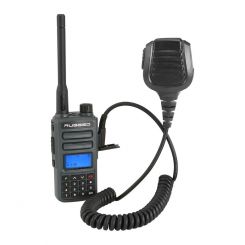 Rugged Radios 2-Way Radio 1 Man UHF VHF Signal Hand Mic Included