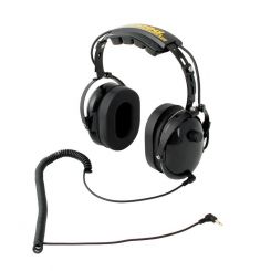 Rugged Radios Headset H20 Listen Only 3.5mm Input Jack Over the Head