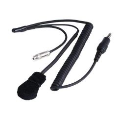 Rugged Radios Helmet Boom Mic 4-Conductor Standard Flex 3.5mm Input Jack