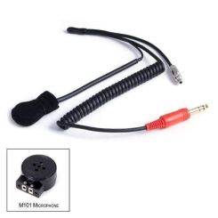 Rugged Radios Helmet Boom Mic 3-Conductor Standard Flex 3.5mm Input Jack