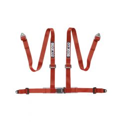 Sparco Belt 2 Inch Red 4Pt Blt-In