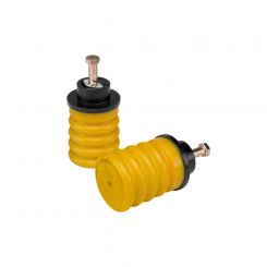 Supersprings Bump Stop Front Polyurethane Yellow 0 to 3" For Jeep