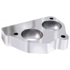 Trans-Dapt Performance Throttle Body Spacer Swirl-Torque 1" Thick Gasket