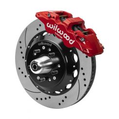 Wilwood Brake System AERO6 Big Brake Front 6 Piston Caliper 14.00" Drilled Kit
