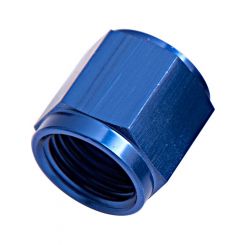 Aeroflow -4AN Aluminium Tube Nut to 1/4 Inch Tube Blue