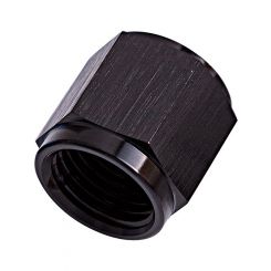Aeroflow -4AN Aluminium Tube Nut to 1/4 Inch Tube Black